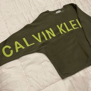 Calvin Klein green sweater